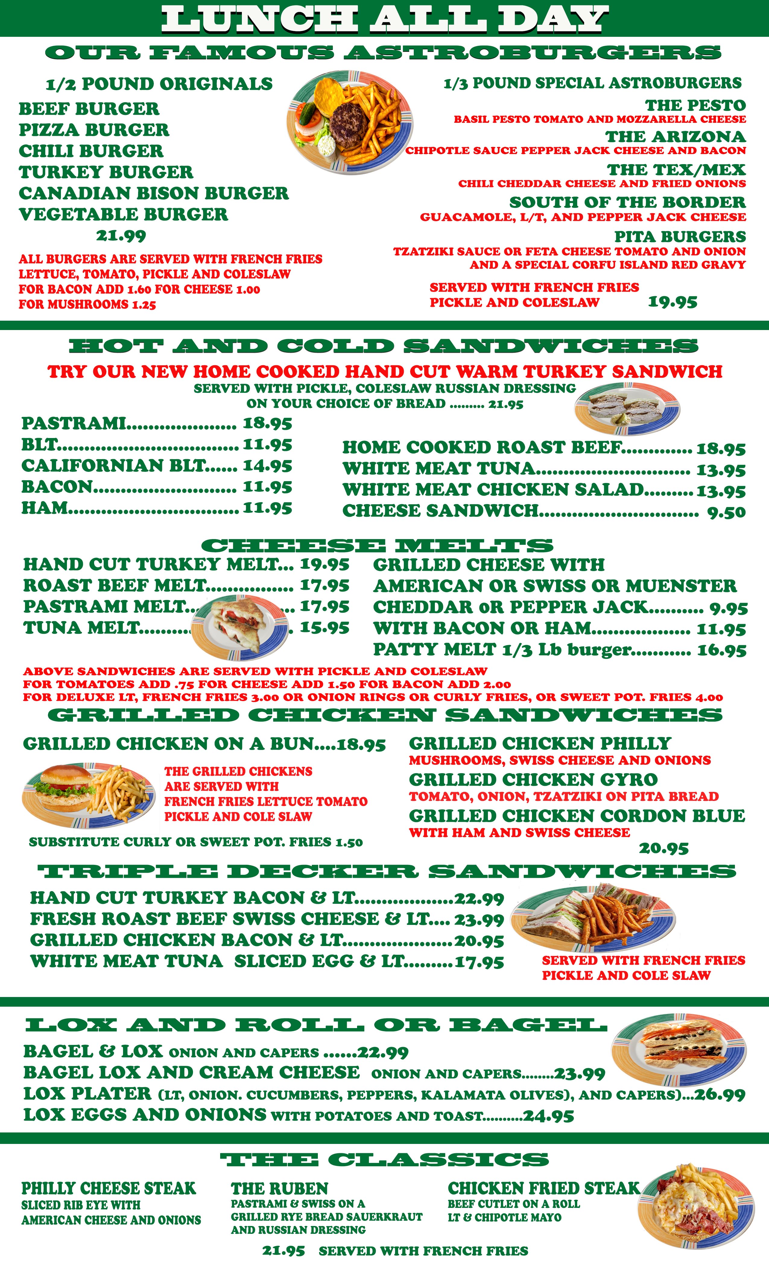 Astro Diner Menu.pdf Astro Restaurant accessibility